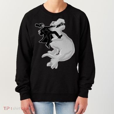 Abe Vs T-Rex Women's Sweatshirt