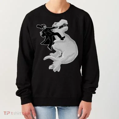 Abe Vs T-Rex Women's Sweatshirt