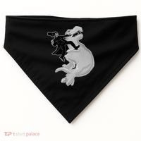 Abe Vs T-Rex USA-Made Doggie Bandana thumb 0