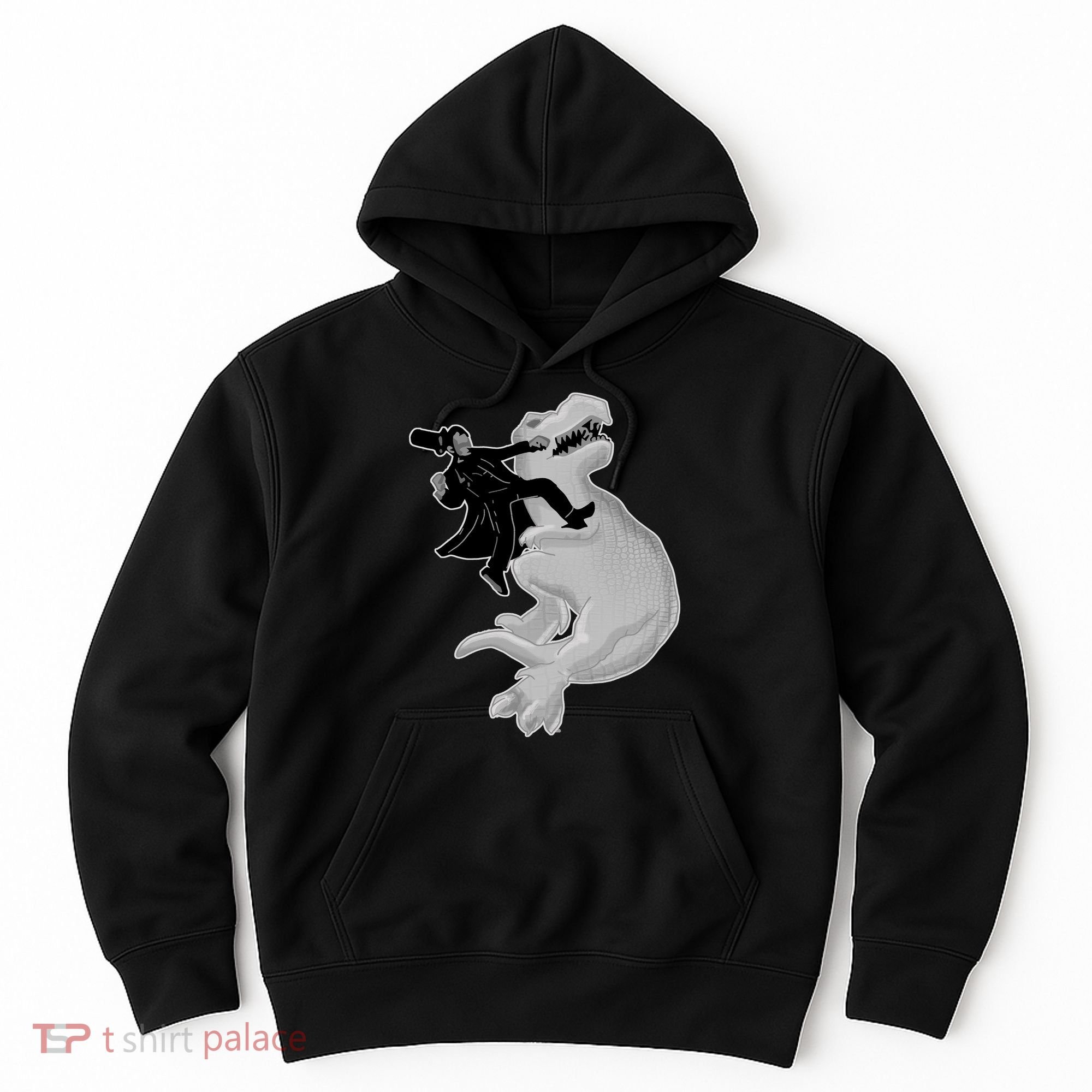 Abe Vs T-Rex Hoodie