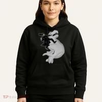 Abe Vs T-Rex Hoodie thumb 5