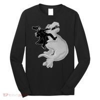 Abe Vs T-Rex Long Sleeve Shirt thumb 0