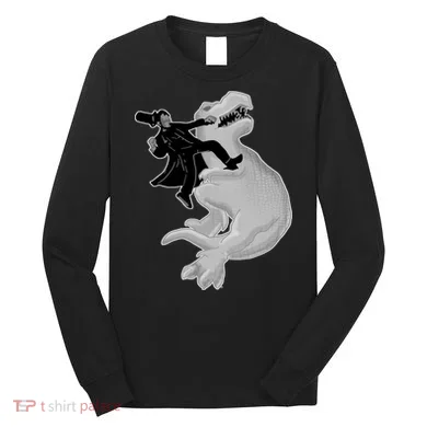 Abe Vs T-Rex Long Sleeve Shirt