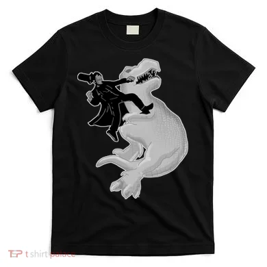 Abe Vs T-Rex T-Shirt