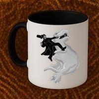 Abe Vs T-Rex Coffee Mug thumb 2