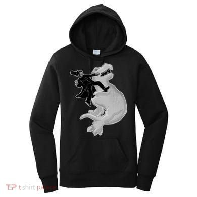 Abe Vs T-Rex Women's Hoodie