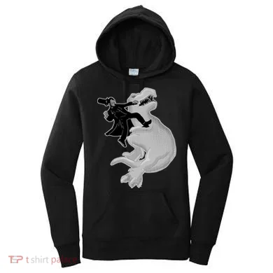 Abe Vs T-Rex Women's Hoodie
