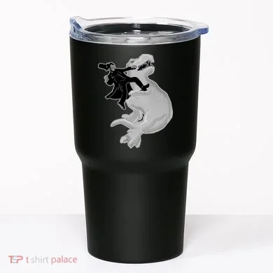 Abe Vs T-Rex Tumbler