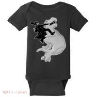Abe Vs T-Rex Baby Bodysuit thumb 0