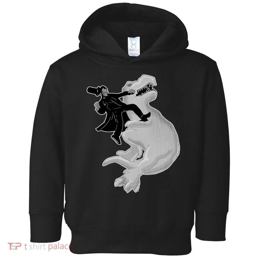 Abe Vs T-Rex Toddler Hoodie