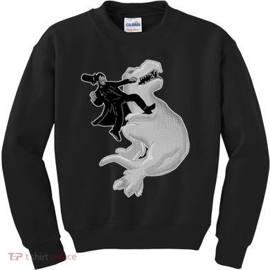 Abe Vs T-Rex Kids Sweatshirt