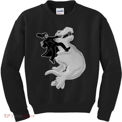 Abe Vs T-Rex Kids Sweatshirt