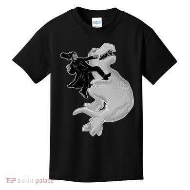 Abe Vs T-Rex Kids T-Shirt
