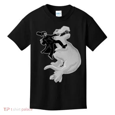 Abe Vs T-Rex Kids T-Shirt