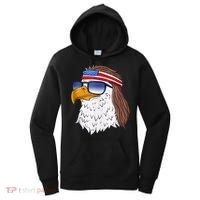 American Bald Eagle Mullet 4th Of July Funny USA Patriotic Women's Hoodie thumb 0