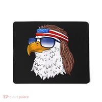 American Bald Eagle Mullet 4th Of July Funny USA Patriotic Mousepad thumb 0