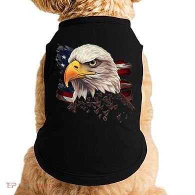 American Bald Eagle American Flag Usa Bald Eagle Doggie Tank