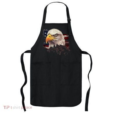 American Bald Eagle American Flag Usa Bald Eagle Apron