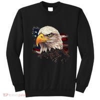 American Bald Eagle American Flag Usa Bald Eagle Sweatshirt thumb 0