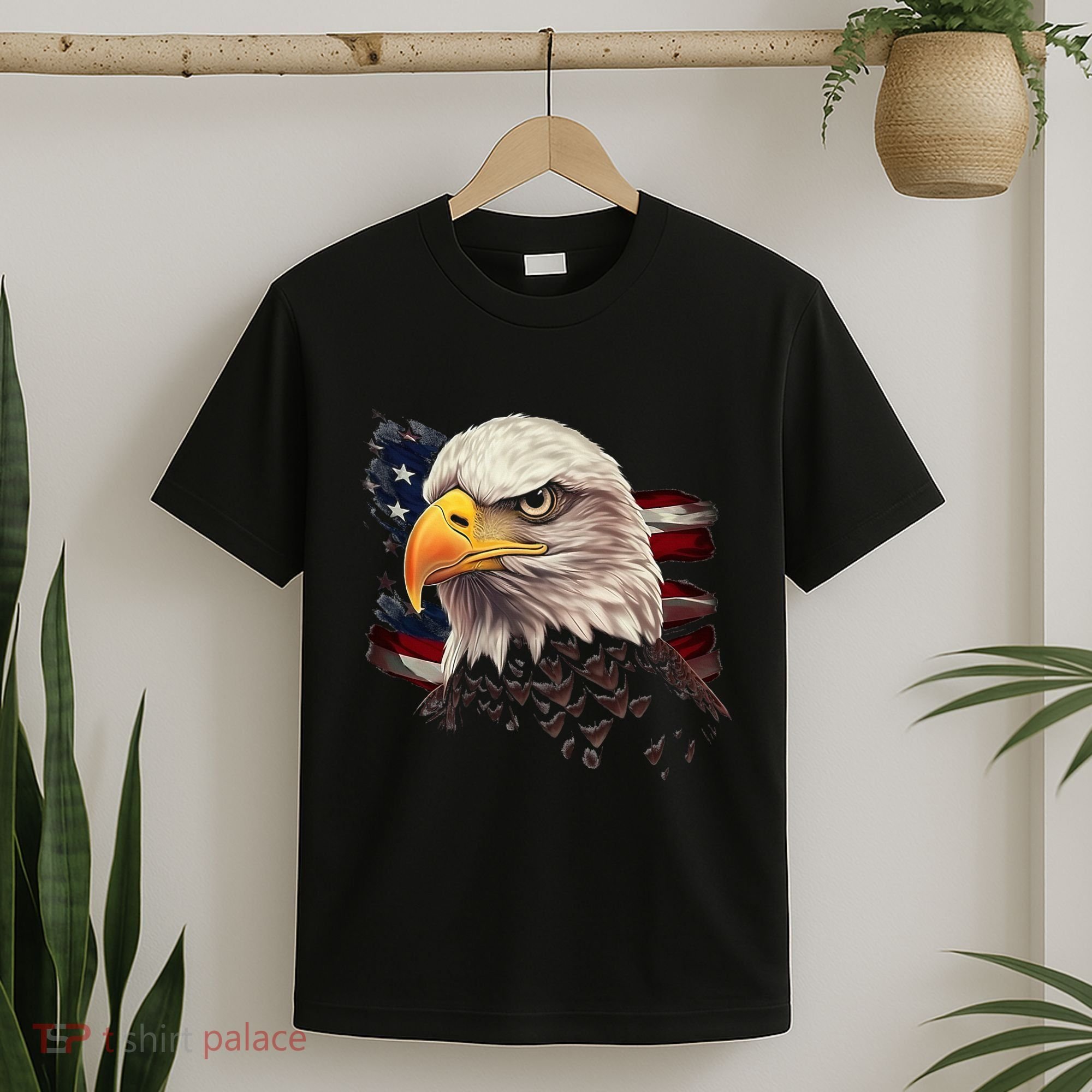 American Bald Eagle American Flag Usa Bald Eagle T-Shirt