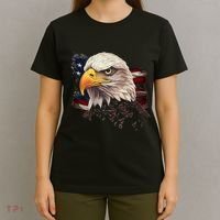 American Bald Eagle American Flag Usa Bald Eagle T-Shirt thumb 4