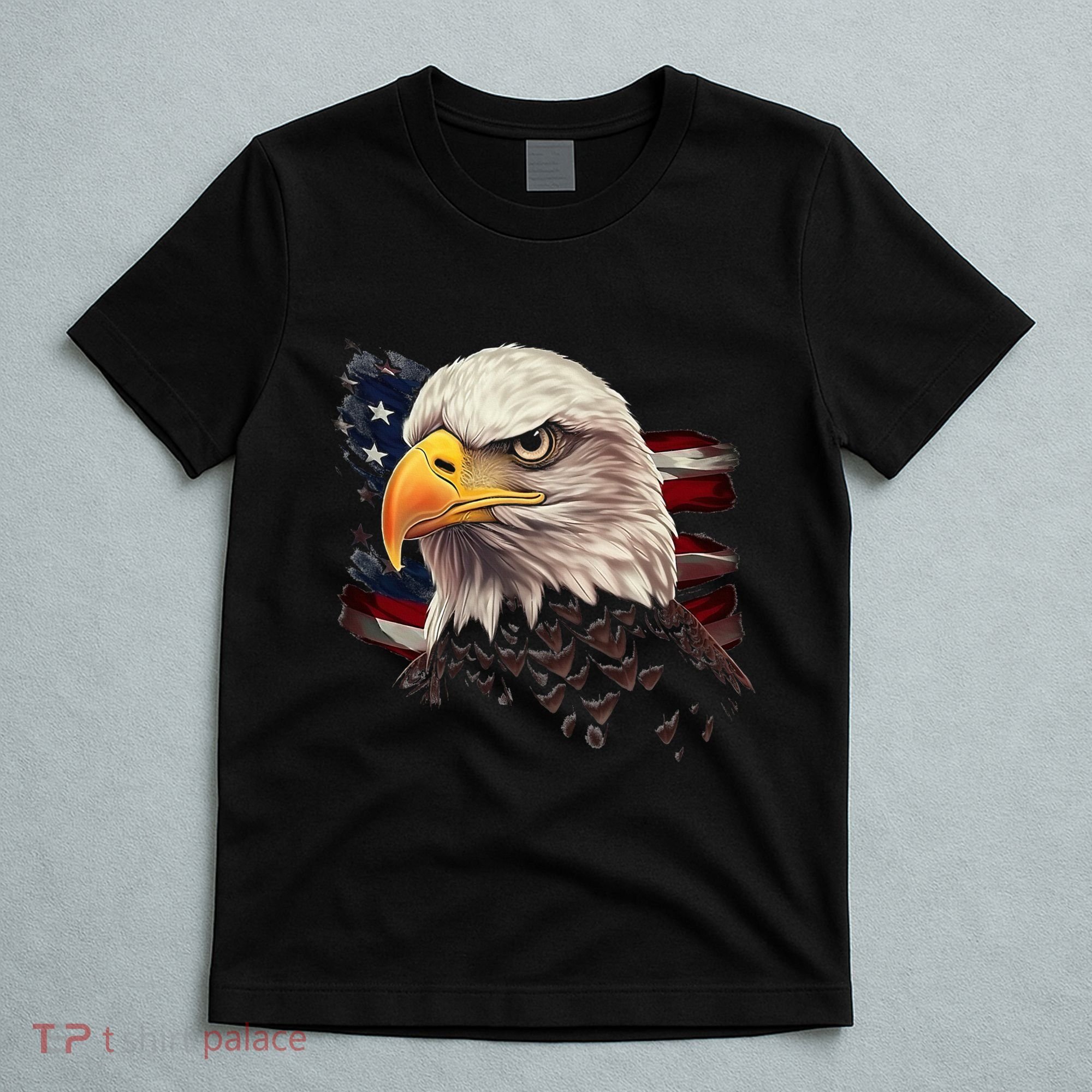 American Bald Eagle American Flag Usa Bald Eagle T-Shirt