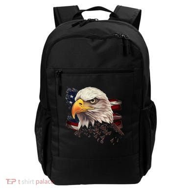 American Bald Eagle American Flag Usa Bald Eagle Backpack