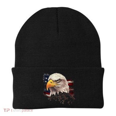 American Bald Eagle American Flag Usa Bald Eagle Beanie