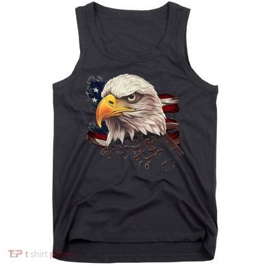 American Bald Eagle American Flag Usa Bald Eagle Tank Top