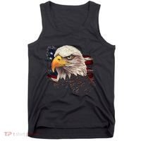 American Bald Eagle American Flag Usa Bald Eagle Tank Top thumb 0