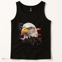 American Bald Eagle American Flag Usa Bald Eagle Tank Top thumb 2