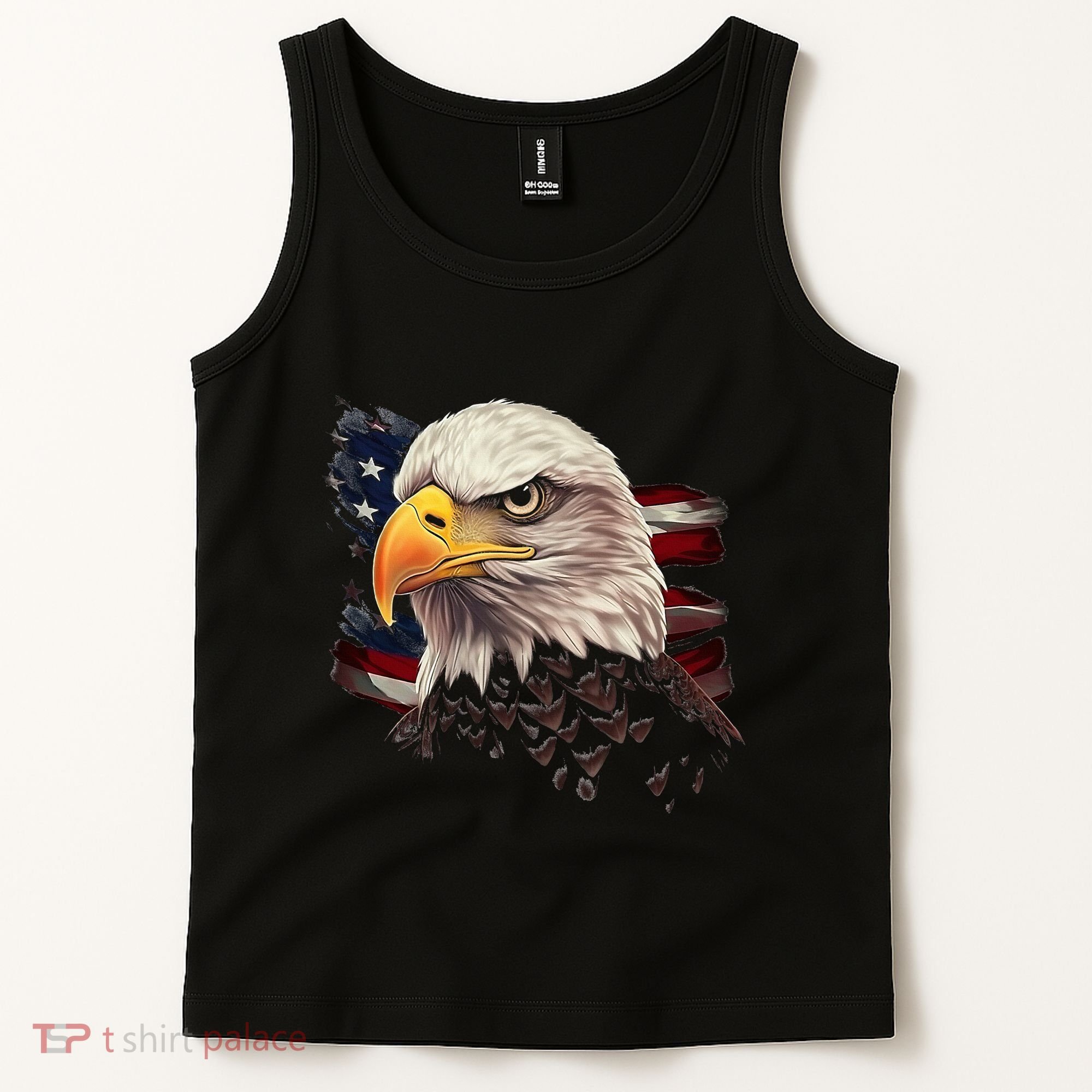 American Bald Eagle American Flag Usa Bald Eagle Tank Top