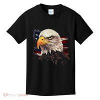 American Bald Eagle American Flag Usa Bald Eagle Kids T-Shirt thumb 0