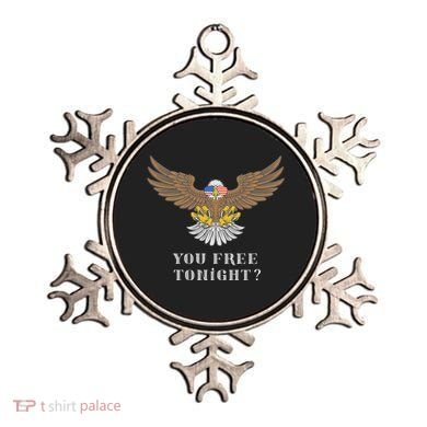 American Bald Eagle American Flag Patriotic You Free Tonight Great Gift Ornament