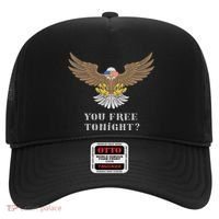 American Bald Eagle American Flag Patriotic You Free Tonight Great Gift Hat thumb 0