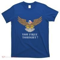 American Bald Eagle American Flag Patriotic You Free Tonight Great Gift T-Shirt thumb 0