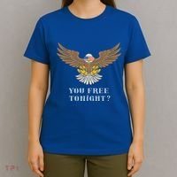 American Bald Eagle American Flag Patriotic You Free Tonight Great Gift T-Shirt thumb 4