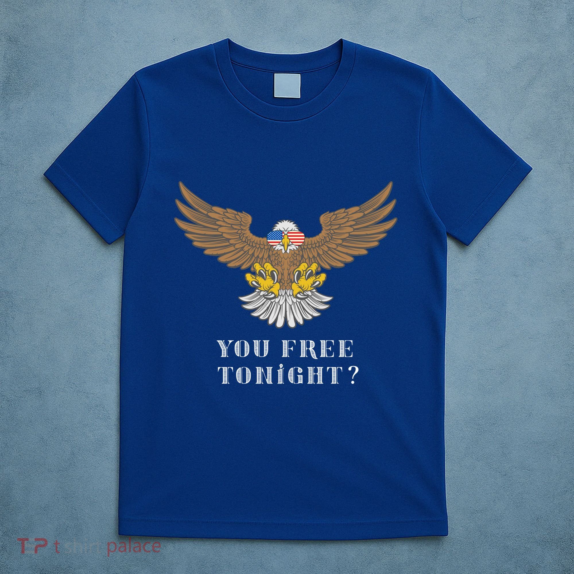 American Bald Eagle American Flag Patriotic You Free Tonight Great Gift T-Shirt