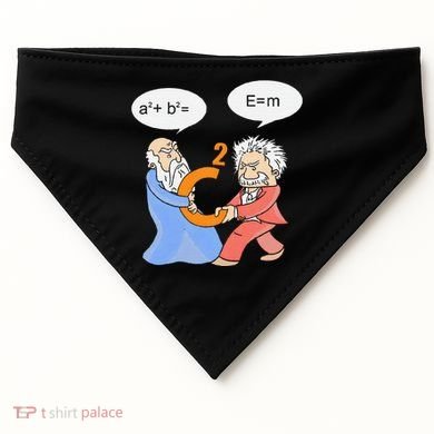 A2 B2 E Mc Funny Scientist USA-Made Doggie Bandana