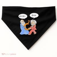 A2 B2 E Mc Funny Scientist USA-Made Doggie Bandana thumb 0