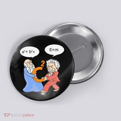 A2 B2 E Mc Funny Scientist Button