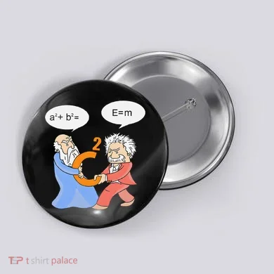 A2 B2 E Mc Funny Scientist Button