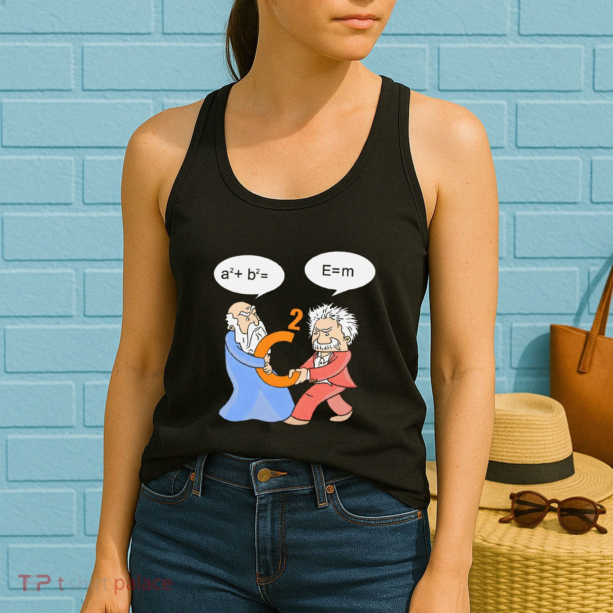 A2 B2 E Mc Funny Scientist Women's Tank Top