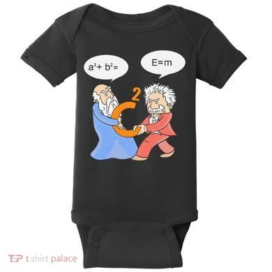 A2 B2 E Mc Funny Scientist Baby Bodysuit