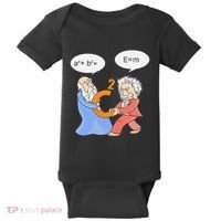 A2 B2 E Mc Funny Scientist Baby Bodysuit thumb 0
