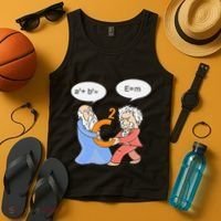 A2 B2 E Mc Funny Scientist Tank Top thumb 4
