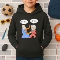 A2 B2 E Mc Funny Scientist Kids Hoodie thumb 2