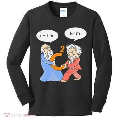 A2 B2 E Mc Funny Scientist Kids Long Sleeve Shirt