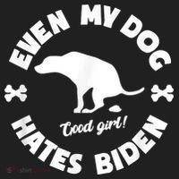 Anti Biden Even My Dog Hates Biden Anti Biden Pro America Golf Towel thumb 3