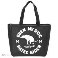 Anti Biden Even My Dog Hates Biden Anti Biden Pro America Tote Bag thumb 0